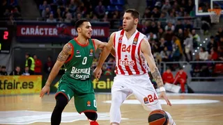 Un Jovic estelar hace que Estrella Roja aplaste al Baskonia en Vitoria (69-87)