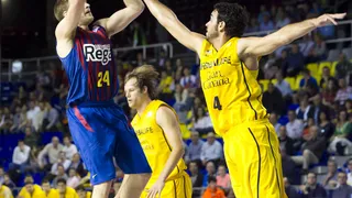 Báez captura el Palau Blaugrana con dos rebotes vitales en los últimos segundos (70-73)