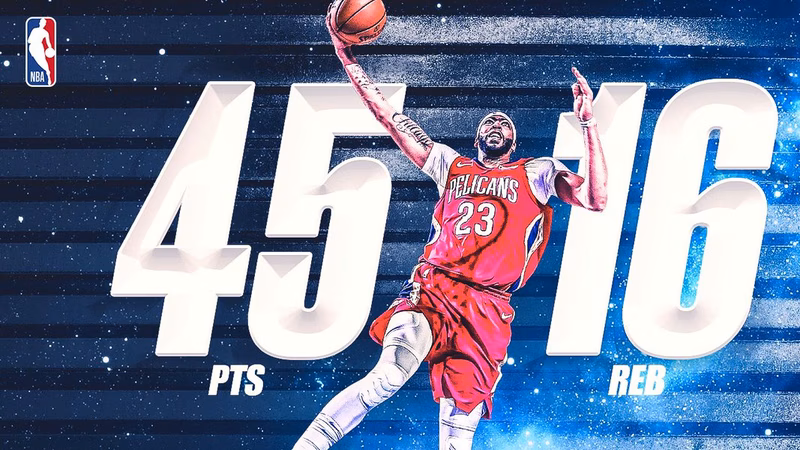 La noche de Anthony Davis y Nikola Jokic