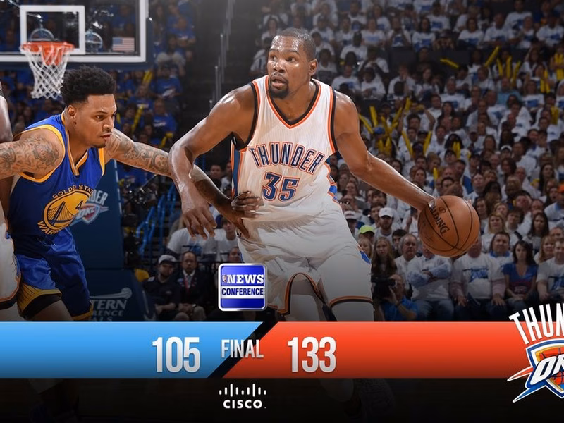 Los Thunder van muy enserio. Westbrook y Durant ponen el 2-1 en la serie