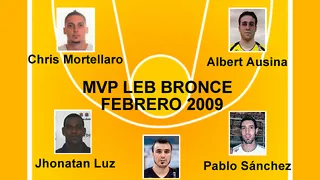 LEB Bronce: Solobasket presenta a los MVP del mes de febrero
