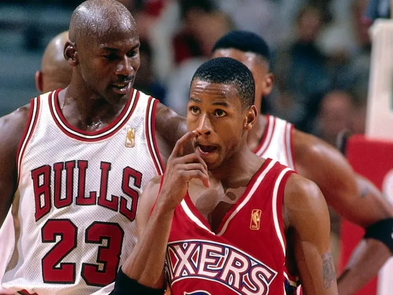 El primer encuentro entre Michael Jordan y Allen Iverson