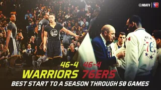 Los Warriors superan a los Thunder e igualan un récord histórico con 50 años de vida