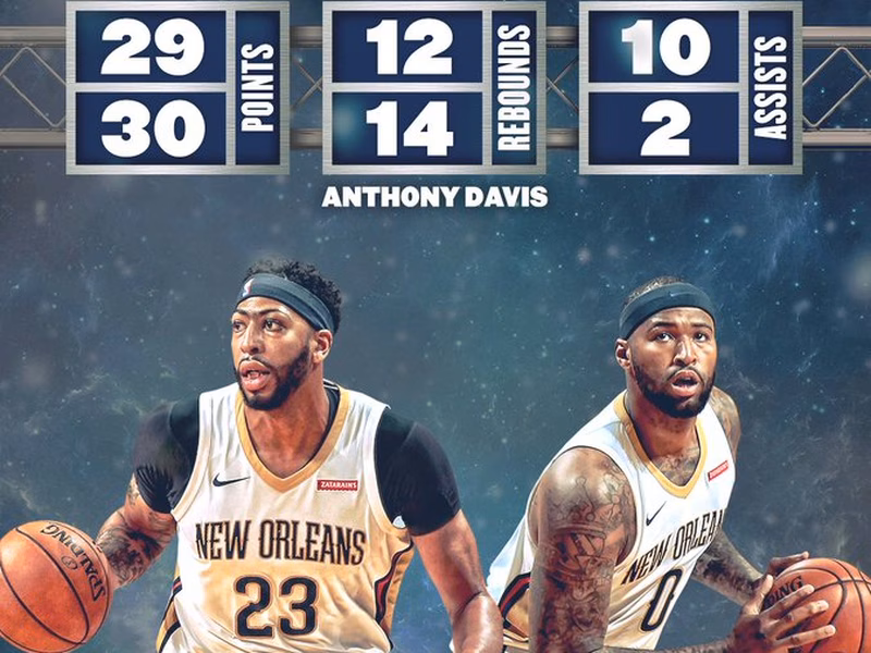 La pareja Davis-Cousins tumba a Cleveland; Westbrook, triple-doble; Ricky, tope anotador