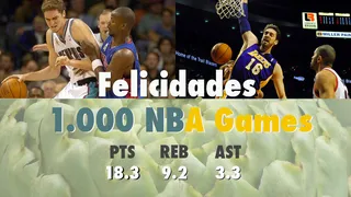 Pau Gasol: 10 momentos en 1.000 partidos