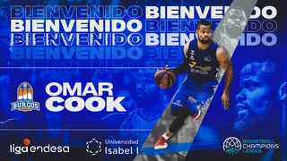 Omar Cook, general en pista para San Pablo Burgos