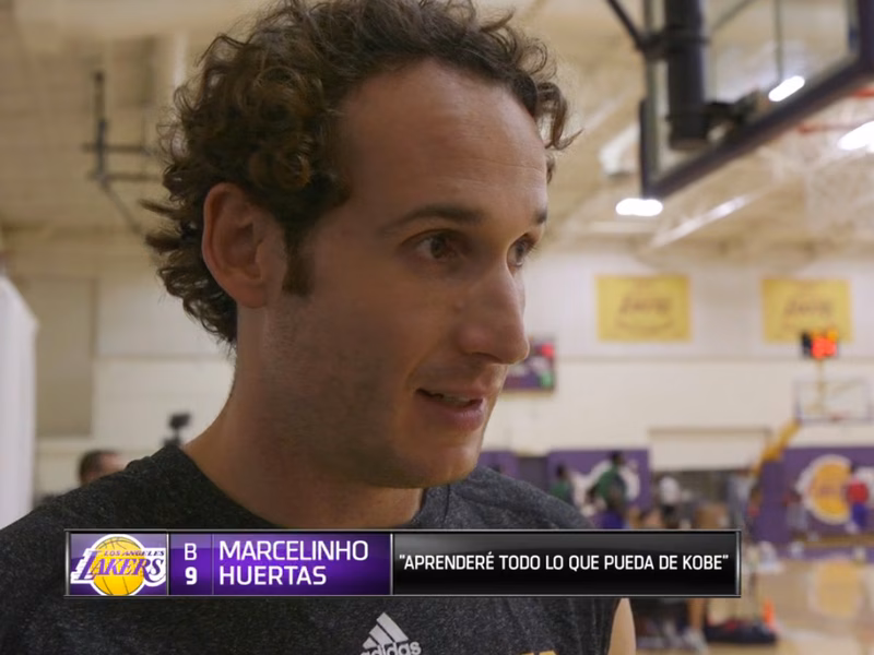 Marcelinho Huertas: “Aprenderé todo lo que pueda de Kobe”