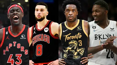 Los protagonistas de las novelas de traspaso: Siakam, LaVine, Anunoby y Finney-Smith