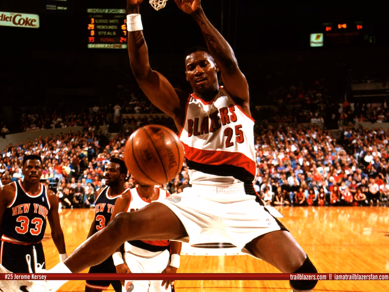 Jerome Kersey, adiós al escudero de Clyde Drexler en Portland