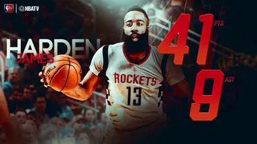 Harden (41) masacra a OKC; Warriors, segunda mejor marca (69); ¡Volvió Griffin!