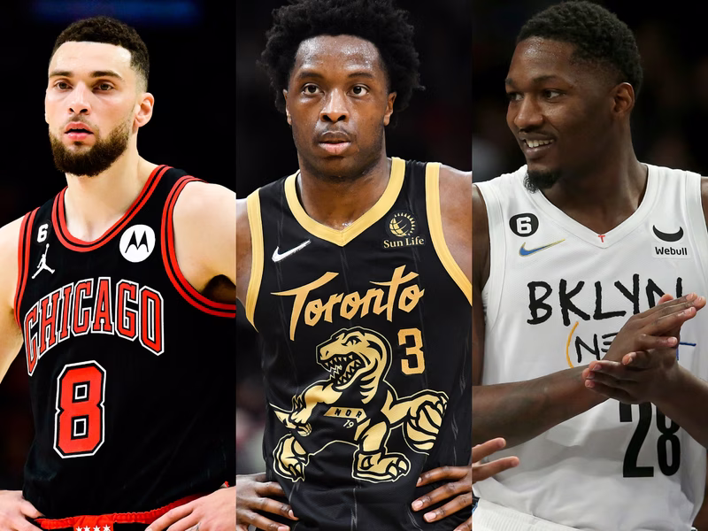 Los protagonistas de las novelas de traspaso: Siakam, LaVine, Anunoby y Finney-Smith