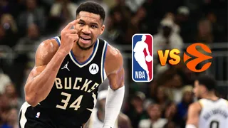 Antetokounmpo calienta la NBA Cup mencionando a la Final Four de Euroliga