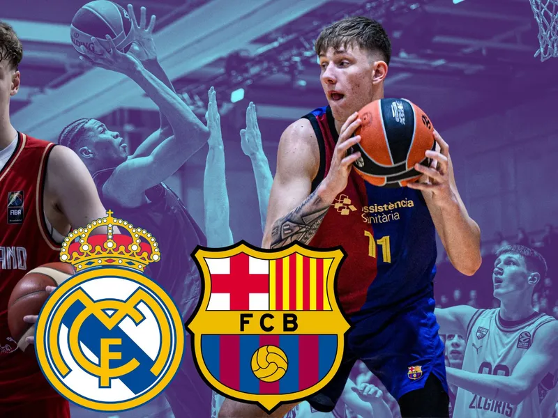 ⁠Lucha de canteras Real Madrid vs Barça Basket: los cracks que vienen