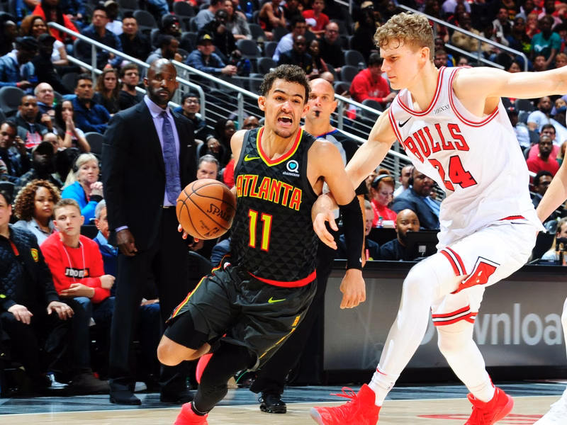 Hawks vs Bulls: cifras increíbles en una noche histórica para Trae Young
