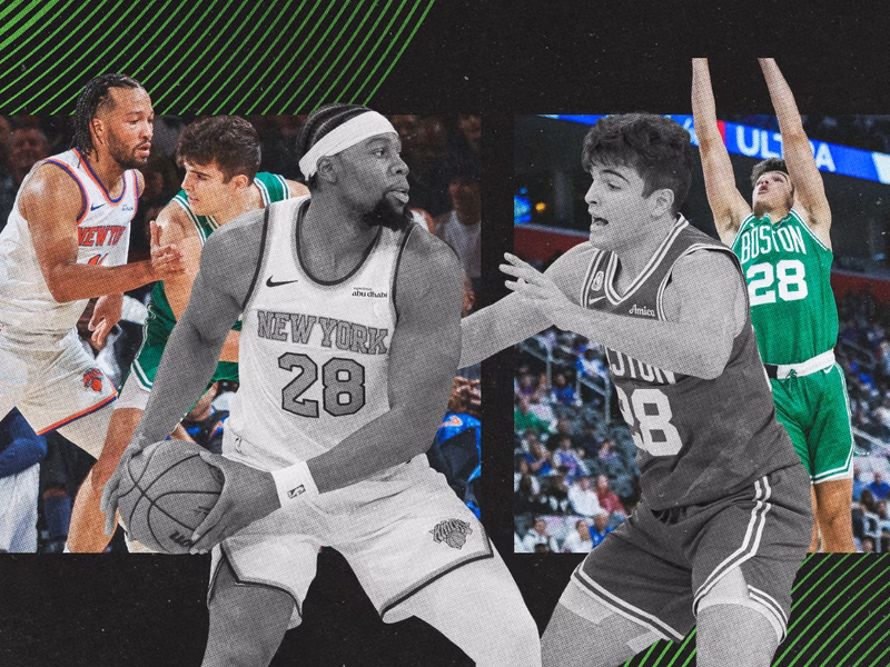 La tremenda lección que Hugo González dio a Brunson y Cunningham en su estreno con Celtics