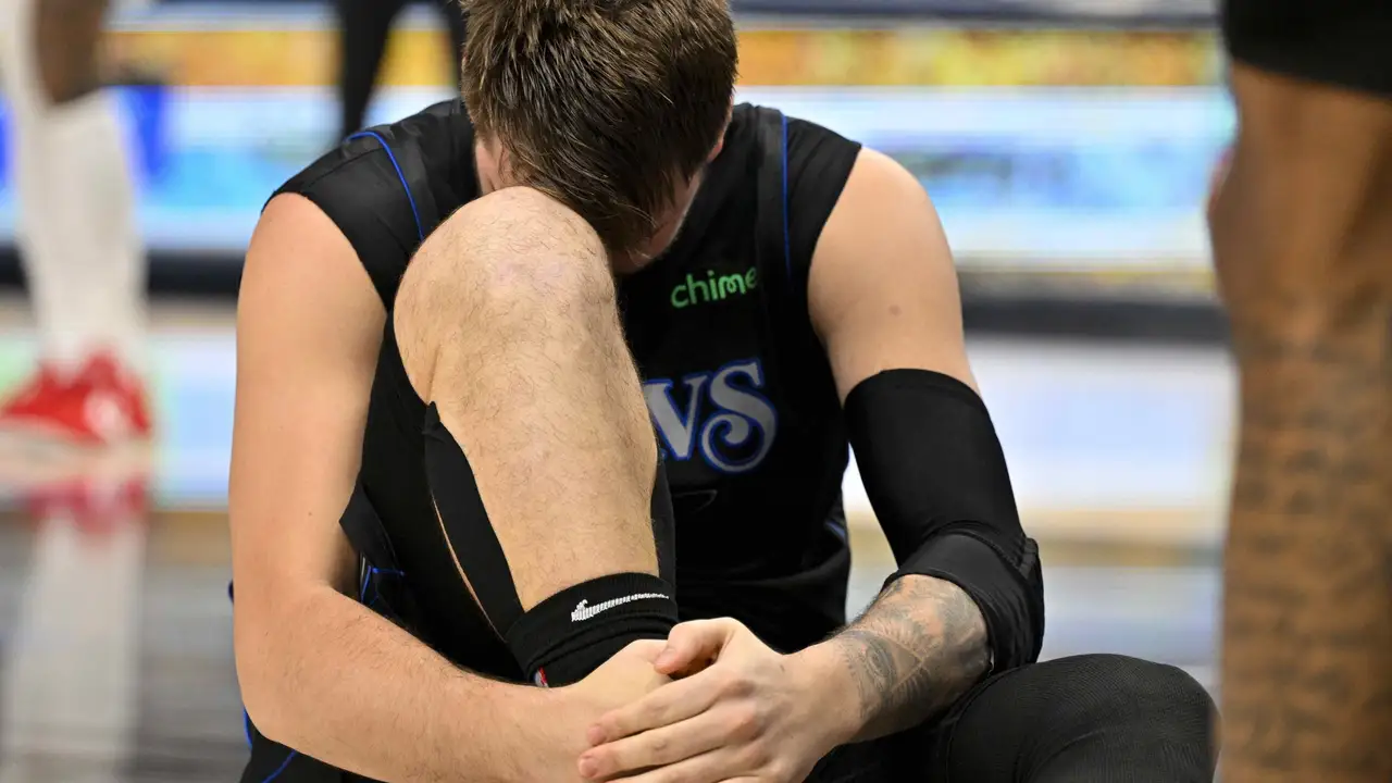 Dallas y la NBA en pánico: Luka Doncic se lesionó, ¿Cuándo podría regresar?