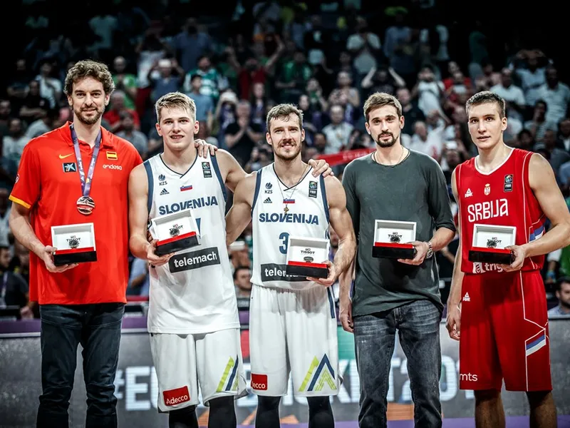#Eurobasket2017: Goran Dragic, MVP; Luka Doncic y Pau Gasol, en el quinteto ideal
